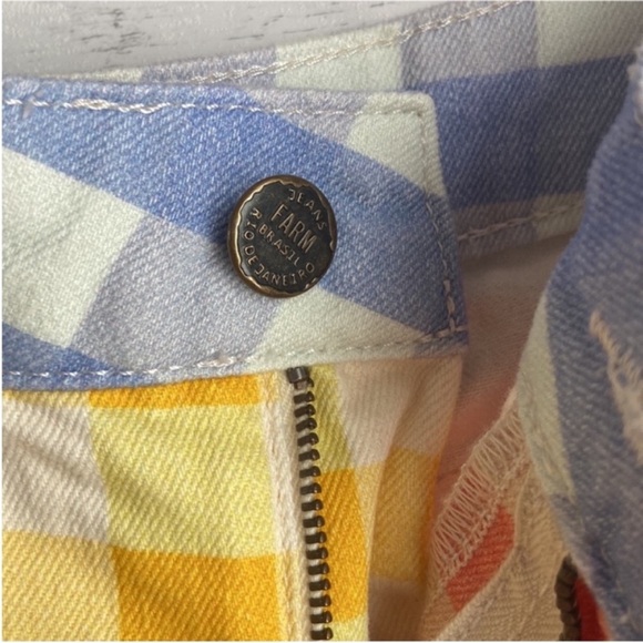 Farm Rio x Anthropologie Multicolored Gingham Shorts - Picture 4 of 10